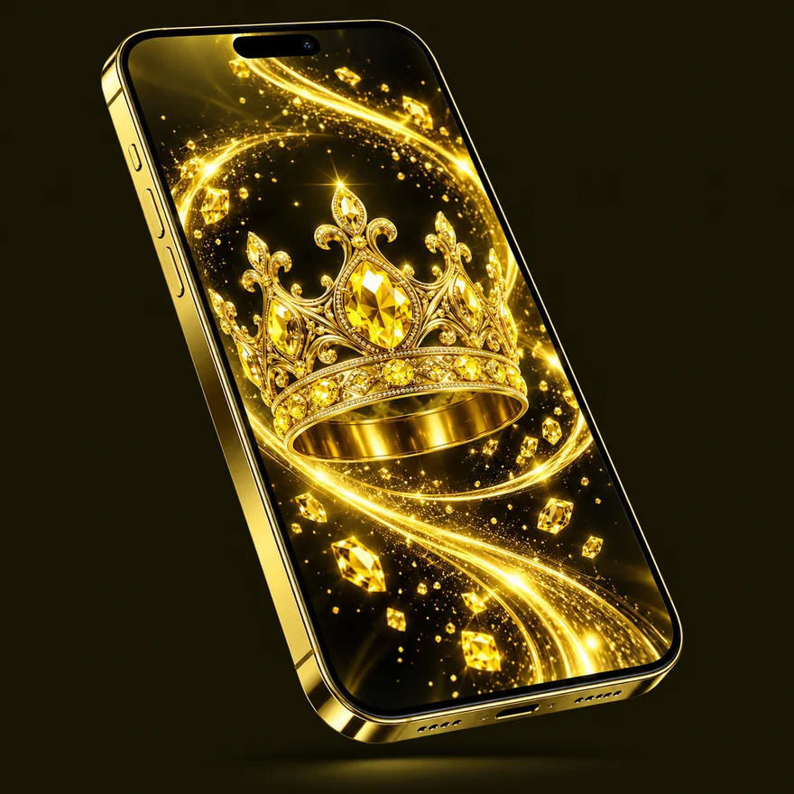Smartphone with crown — Betzillo