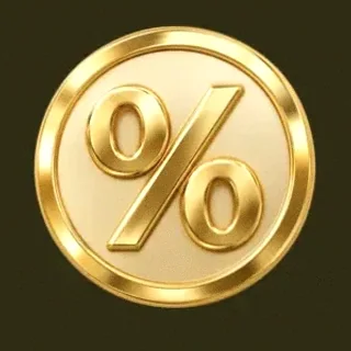 Gold percent coin — Betzillo