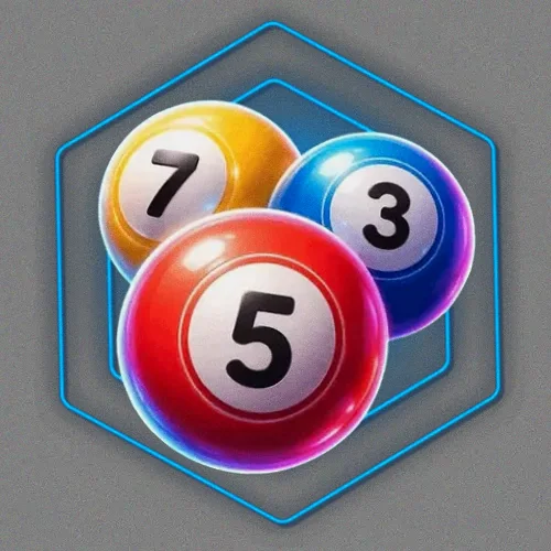 Numbered bingo balls