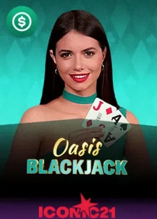 Oasis Blackjack live game cover