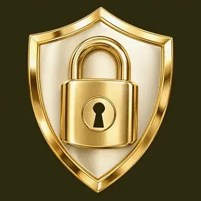 Shield with padlock — Betzillo