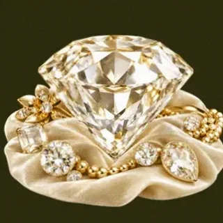Faceted diamond gemstone — Betzillo